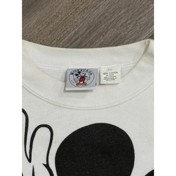 Vintage 90s Disney Mickey AOP Crew Neck XL - Picture 3 of 6